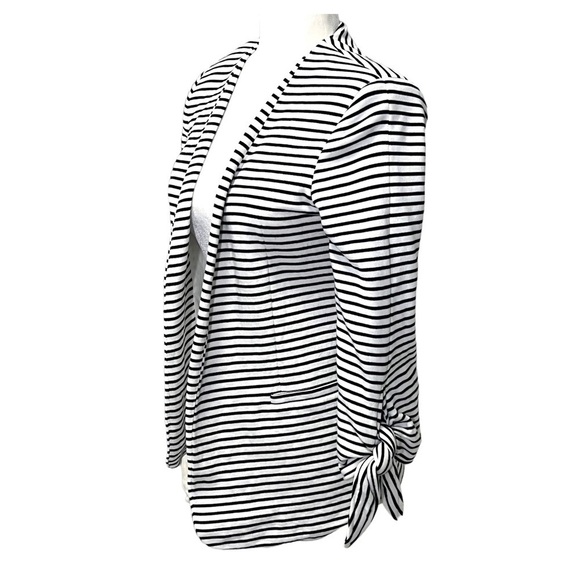 OLIVIA Moon Tie Sleeve Knit Open Front Blazer Jacket Woman’s - Picture 8 of 16